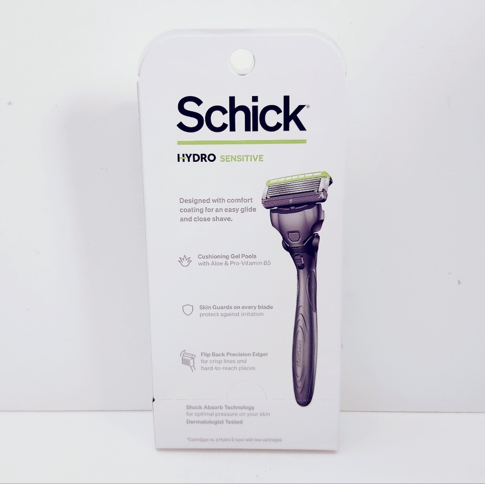 🐢2/$15 Schick Hydro Sensitive 5-Blade Razor + 3 Razor Blade Refills - Picture 3 of 14